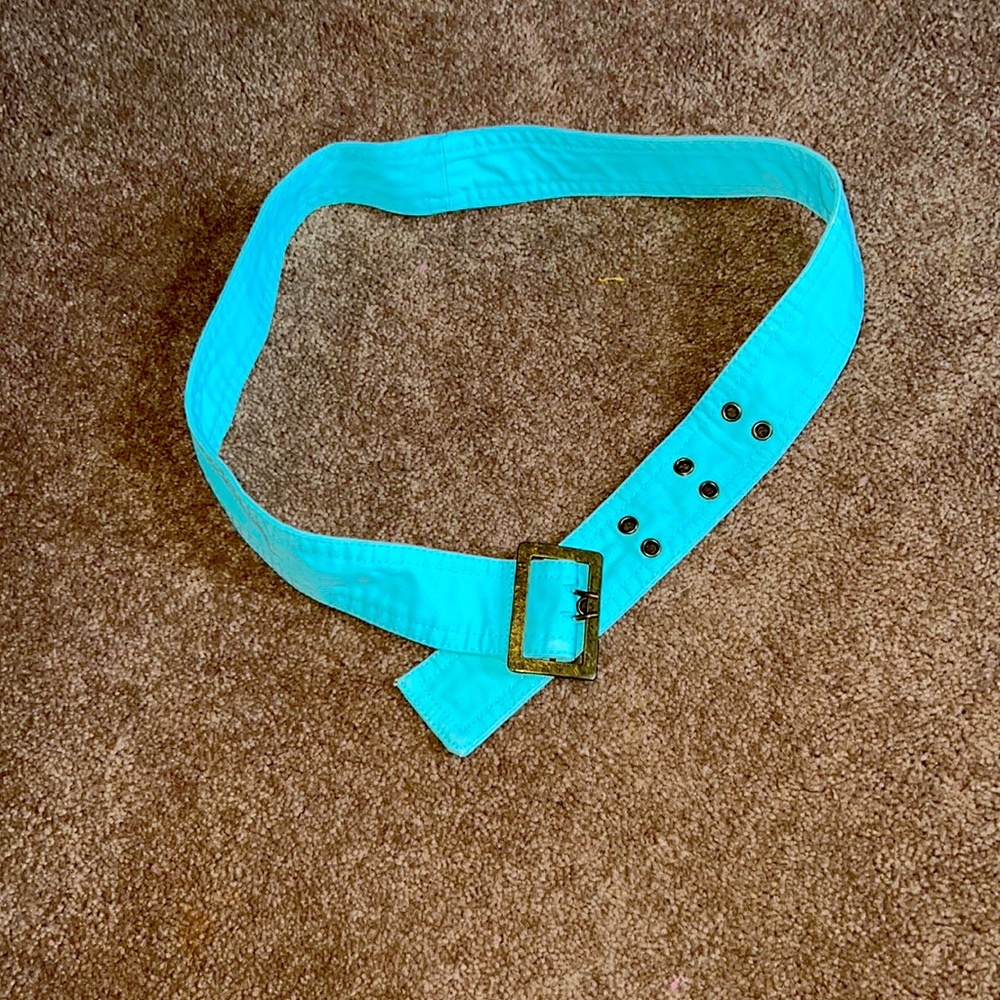 Girls size small blue belt